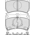 Pastillas de Freno (0891)(91MM) FORD CAPRI, LASER - MAZDA 323 III (85/95)