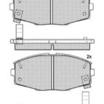 Pastillas de Freno (0348) (125MM) TOYOTA CROWN-SUPRA (89/92)
