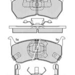 Pastillas de Freno (0103) (130MM) KIA CAPITAL-SEPHIA/ MAZDA 626 (82/..)