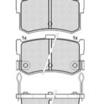 Pastillas de Freno (0085) (85MM)HONDA LEGEND/HYUNDAI SONATA TRAS /ROVER 825-827