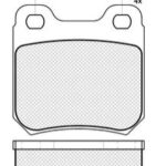 Pastillas de Freno (0173) (61MM) CHEVROLET CARABAN-KADET (90/94) TRASERA