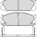 Pastillas de Freno (0082) (127MM) HONDA ACCORD-ACURA-CIVIC-INTEGRA-PRELUDE