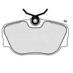 Pastillas de Freno (0422)(94MM) BMW SERIE 316-318-320-323-324-325-Z1/ SAAB