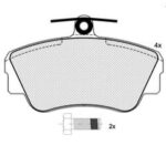 Pastillas de Freno (0468)(109MM) VOLVO 440-460-480 (96/...)
