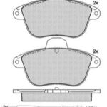 Pastillas de Freno (0474)(131MM) CITROEN XM