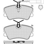 Pastillas de Freno (0003) (95MM) ALFA ROMEO 155- 33 (90/94)