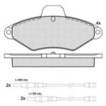 Pastillas de Freno (0255) (130MM) CITROEN XANTIA  (90/94)
