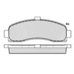 Pastillas de Freno (0690)(121MM) NISSAN MICRA 1.0-1.3 16V (98/..)