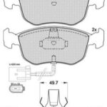 Pastillas de Freno (0412)(156MM) FORD MONDEO- SCORPIO (CON SENSOR)