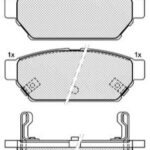Pastillas de Freno (0151) (98MM) MITSUBISHI LANCER- MIRAGE 92/95  TRASERA