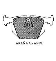 Pastillas de Freno (0781)(123MM) BMW SERIE 3 / ROVER RANGE III TRASERA