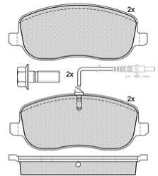 Pastillas de Freno (0789)(146MM)CITROEN/ PEUGEOT/ FIAT/ LANCIA (02/...)