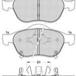 Pastillas de Freno (0819)(155MM) TOYOTA CORONA - AVENSIS - ST.WAGON (01/...)