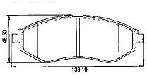 Pastillas de Freno (0494) (133MM) CHEVROLET AVEO / DAEWOO LANOS, SPARK