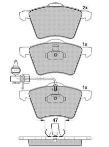 Pastillas de Freno (0795)(156MM) FORD GALAXY/ VOLKSWAGEN SHARAN