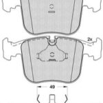 Pastillas de Freno (0355) (156MM) BMW  SERIE 7 740I - 850- SERIE 8 840