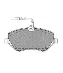 Pastillas de Freno (0834)(162MM) PEUGEOT 407 / CITROEN C6 (04/...)