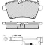 Pastillas de Freno (0938) (116MM) MERCEDES BENZ CLASE A / CLASE B (04/...)