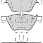 Pastillas de Freno (0975)(154MM) BMW SERIE 1 - 3 - 5 - Z4  03/ DELANTERA