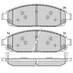 Pastillas de Freno (0874)(176MM) JEEP GRAND CHEROKEE III, IV, COMMANDER