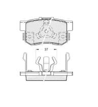 Pastillas de Freno (0909)(88MM) HONDA ACCORD VIII- CRV III- EDIX     04/