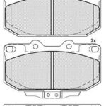 Pastillas de Freno (0172) (119MM) NISSAN 300 ZX- ZX TURBO/ SUBARU (90/94)