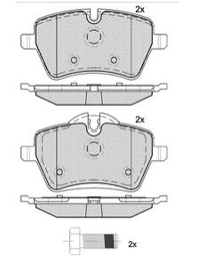 Pastillas de Freno (0838)(131MM) MINI COOPER (06/..)