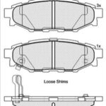 Pastillas de Freno (0860)(110MM) SUBARU LEGACY, OUTBACK(04/..)TRASERA