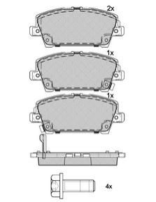 Pastillas de Freno (0867)(131MM) HONDA CIVIC VII (06/..)