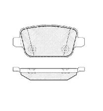 Pastillas de Freno (0926)(95MM) FORD MONDEO IV, SMAX, KUGA (06/..) TRASERA
