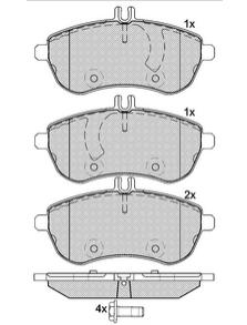Pastillas de Freno (0884)(146MM) M. BENZ C-CLASS (TODOS) (07/..)