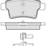 Pastillas de Freno (0951)(102MM) CITROEN  C4 - GRAND PICASSO (07/..)TRASERA