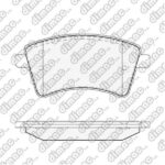 Pastillas de Freno (1221) (131MM) RENAULT KANGOO II 1.5 (08/..)