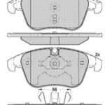 Pastillas de Freno (1101) (155MM) PEUGEOT 508, 508 SW / CITROEN  C5