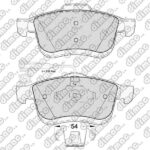 Pastillas de Freno (1146)(156MM) FIAT DOBLO 1.4 - 1.6 - 1.8 - 2.0 MULTIJET 10/