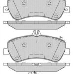 Pastillas de Freno (1065)(165MM) MERCEDES BENZ GLK-CLASS