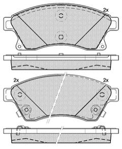 Pastillas de Freno (0991)(148MM) CHEVROLET CRUZE