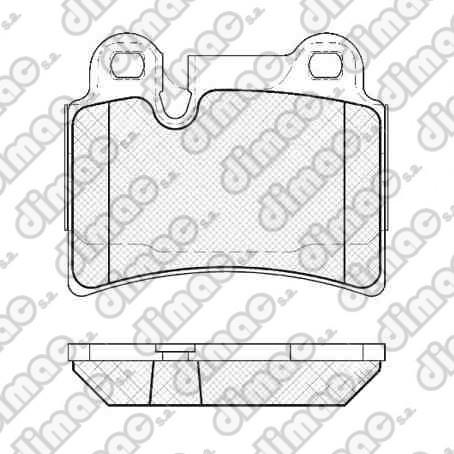 Pastillas de Freno (0995)(86MM) VW TOUAREG TRAS