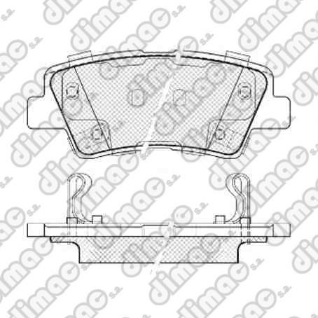 Pastillas de Freno (1003)(99MM) HYUNDAI SONATA, VALESTER / KIA AMANTI, SOUL