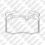 Pastillas de Freno (0999)(120MM) MINI COOPER S MK CLUBMAN 1.6 D ONE 16V 07 DEL