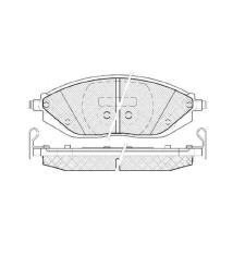 Pastillas de Freno (1107) (133MM) CHEVROLET SPARK (10/...)/ DAEWOO MATIZ III