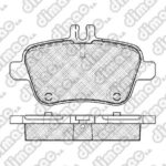 Pastillas de Freno (1121)(106MM) M. BENZ CLASE A B C 160 - 180 - 200  250 TRAS