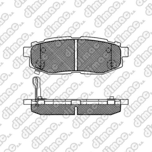 Pastillas de Freno (1078)(110MM) SUBARU LEGACY, TRIBECA, OUTBACK  TRASERA