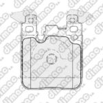 Pastillas de Freno (1136)(71MM)BMW SERIE 1 116, 118, 125, 135, SERIE 2 218 TRAS