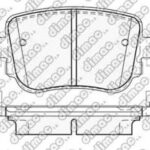 Pastillas de Freno (1169) (104MM) VOLKSWAGEN GOLF-PASSAT-CADDY (12/...) TRASERA