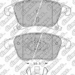 Pastillas de Freno (1167) (155MM) FORD GALAXY- MONDEO 1.5-SMAX (15/...)