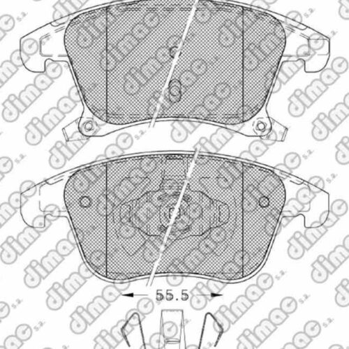 Pastillas de Freno (1167) (155MM) FORD GALAXY- MONDEO 1.5-SMAX (15/...)