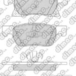 Pastillas de Freno (1160)(155MM) CHEVROLET CRUZE 1.5/ ASTRA 1.0-1.4-1.6 (15/..)