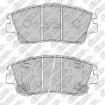 Pastillas de Freno (1224) (140MM) HYUNDAI ELANTRA- TUCSON 1.6 (15/..)/ KIA SPOR