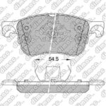 Pastillas de Freno (1252) (155MM) FORD KUGA III- MODEO III- BRONCO 1.5-2.0 (21/